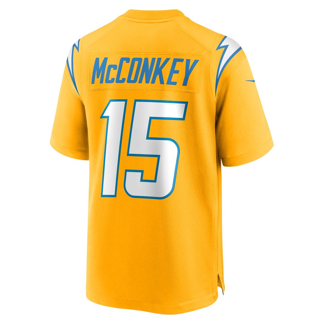 Los Angeles Chargers Ladd McConkey Powder Blue Player Game Jersey product image 22, provided for visual reference and