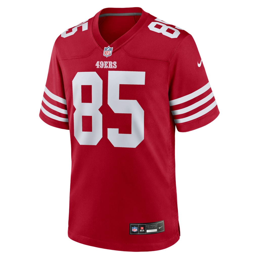 San Francisco 49ers George Kittle White Player Game Jersey product image 8, provided for visual reference and product detail