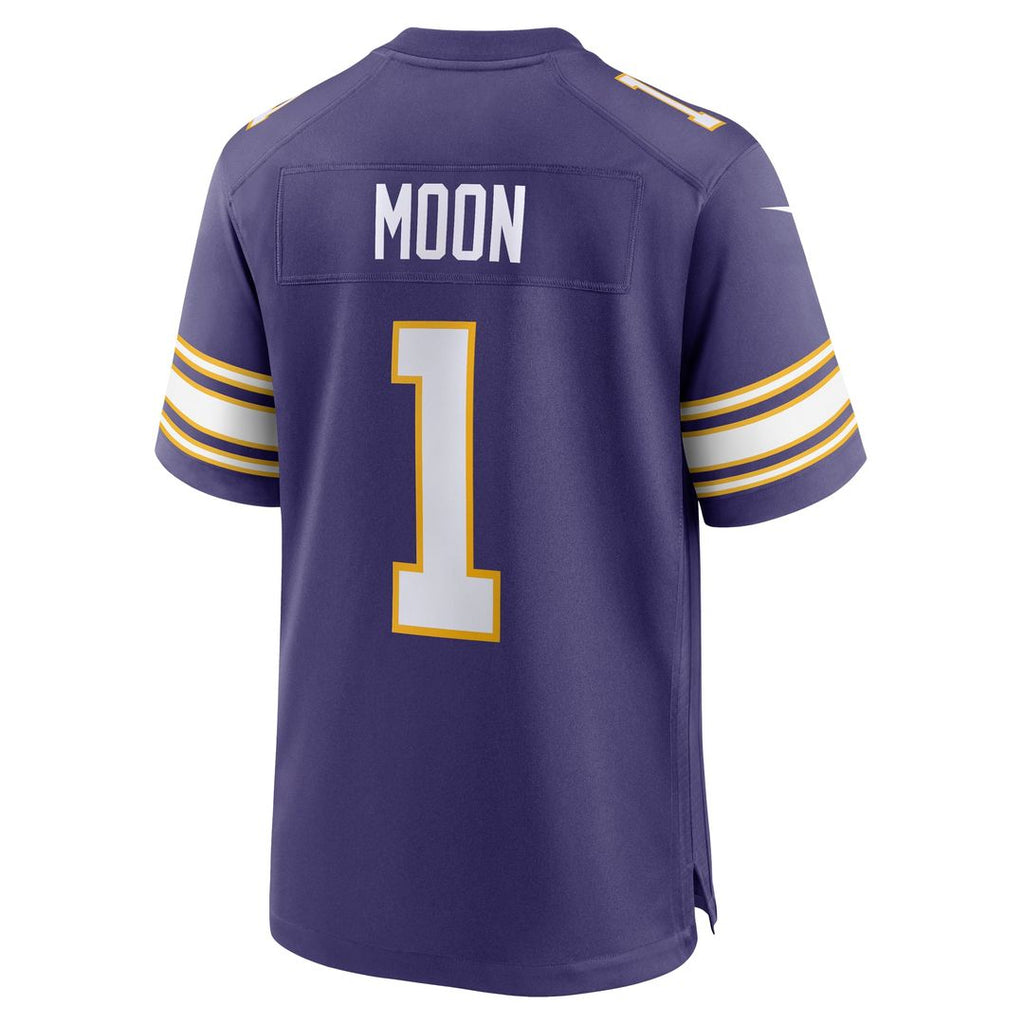 Minnesota Vikings Warren Moon Purple Retired Player Alternate Game Jersey product image 3, provided for visual reference and