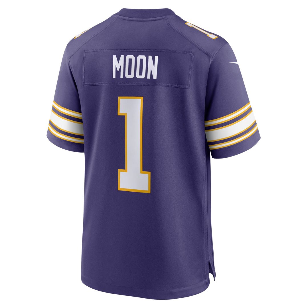 Minnesota Vikings Warren Moon Purple Retired Player Alternate Game Jersey product image 3, provided for visual reference and