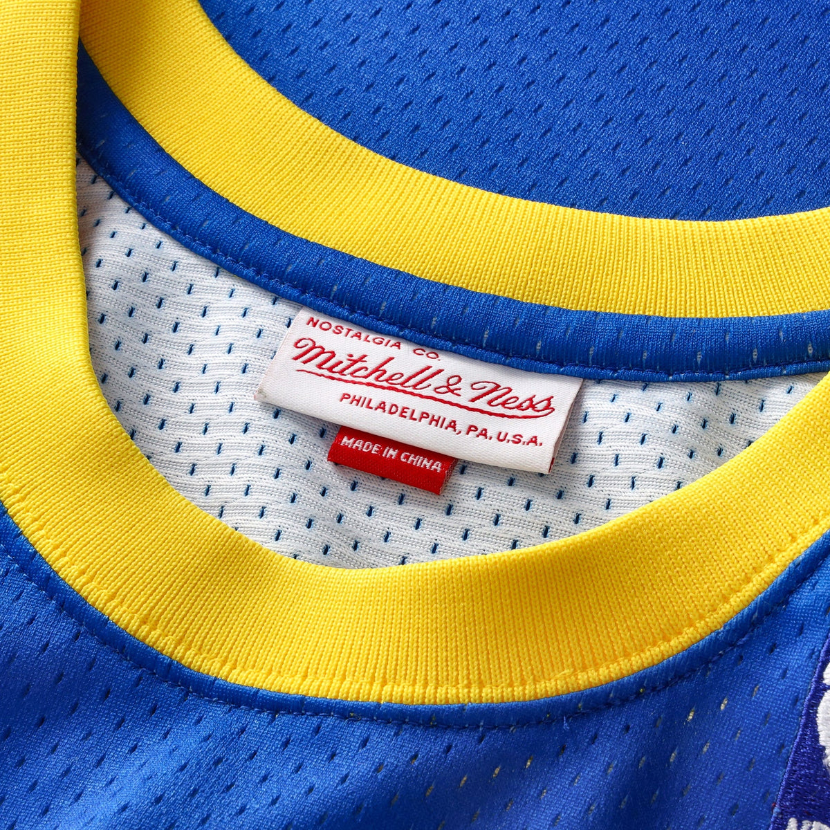 Dikembe Mutombo Denver Nuggets Authentic Jersey - Royal Blue product image 4, provided for visual reference and product
