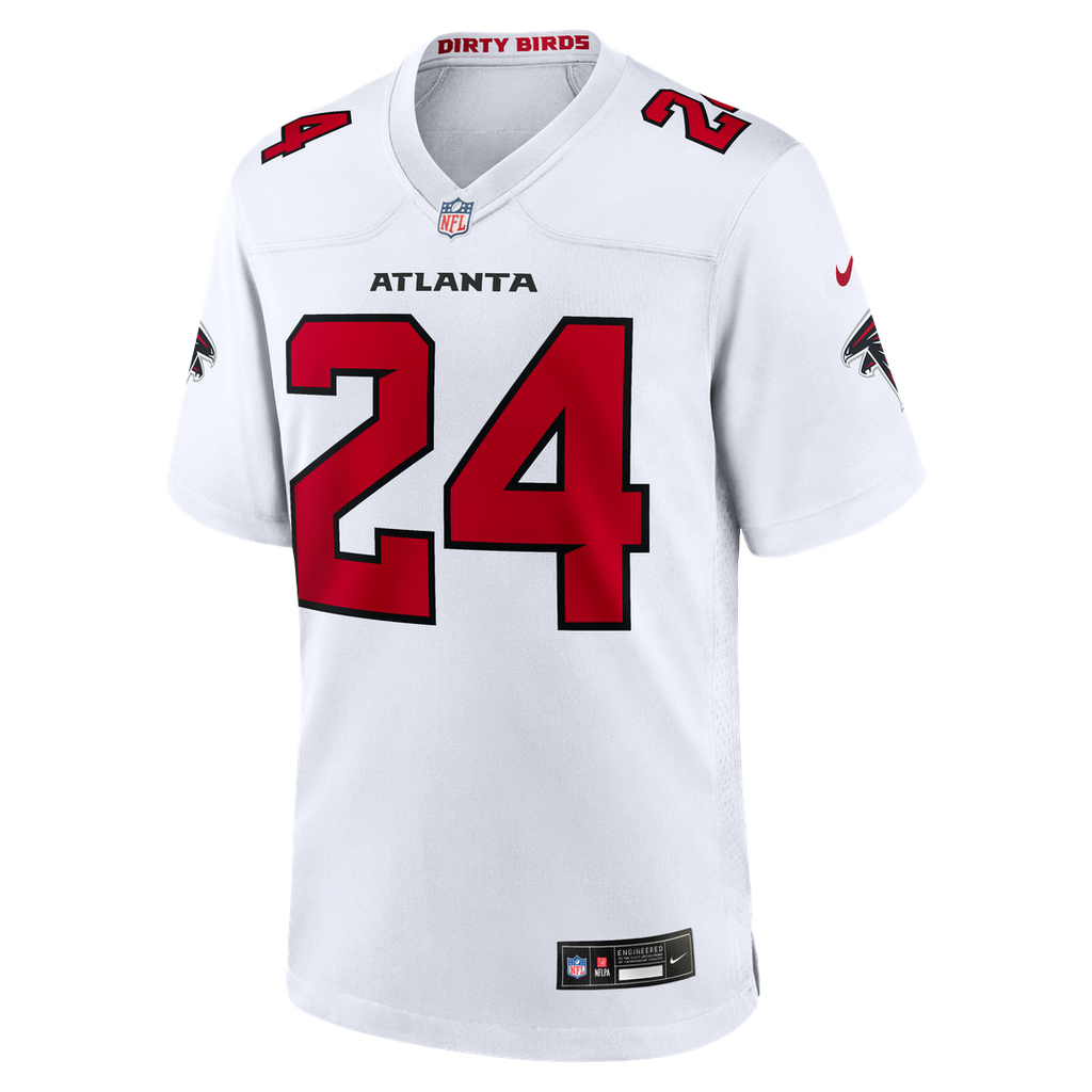 Atlanta Falcons A.J. Terrell Red Game Jersey product image 16, provided for visual reference and product detail review