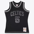 Boston Celtics Kevin Garnett 2007 Contrast 2K Swingman Basketball Jersey - Black product image 1, provided for visual