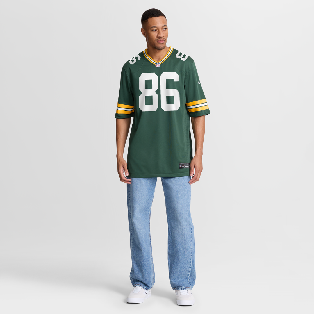 Green Bay Packers John FitzPatrick Green Team Game Jersey product image 7, provided for visual reference and product detail