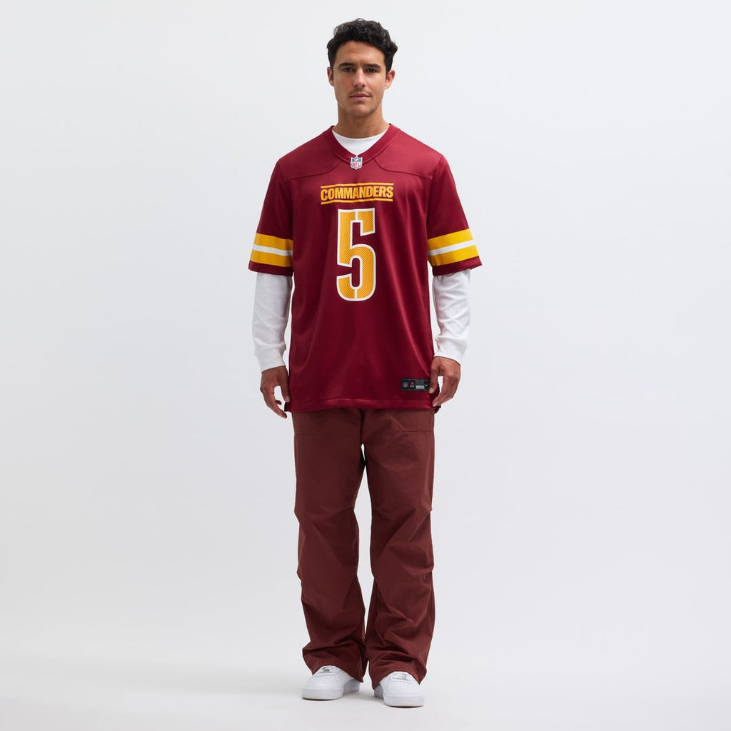 Washington Commanders Jayden Daniels Burgundy Player Game Jersey product image 16, provided for visual reference and product