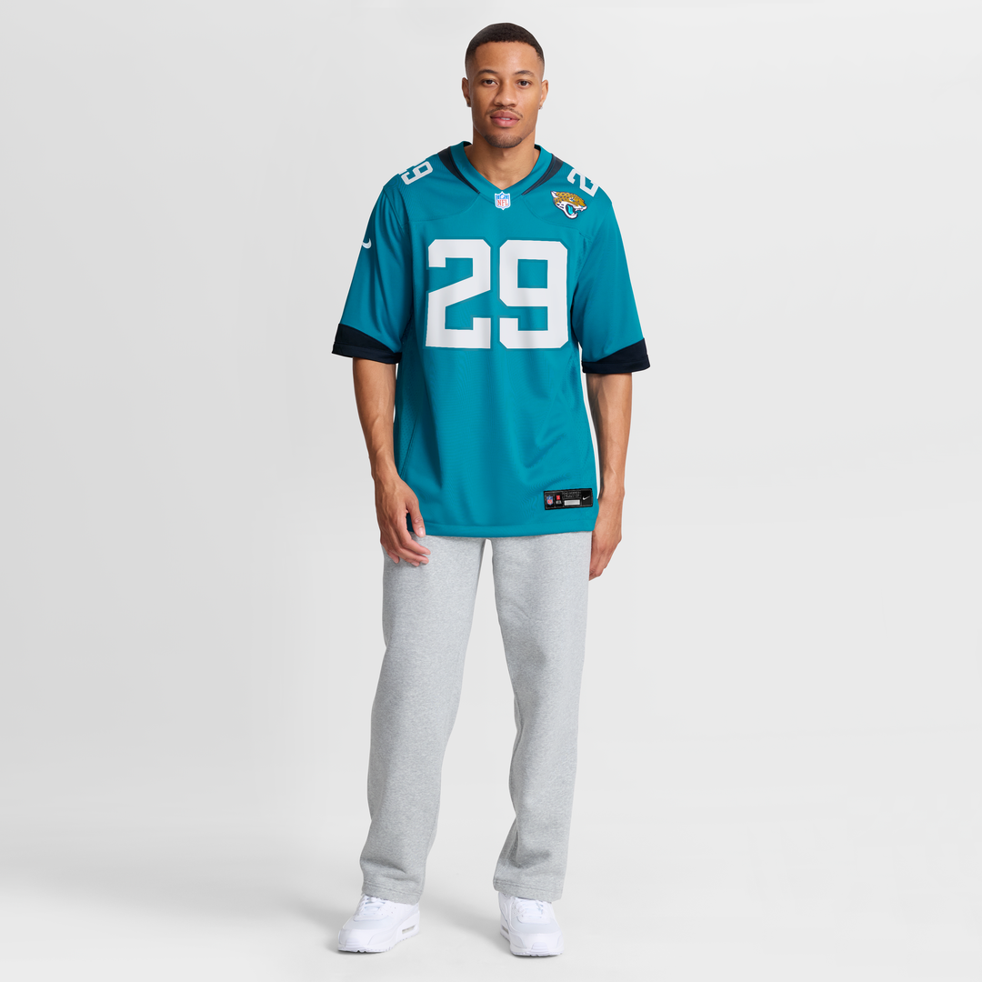 Jacksonville Jaguars Eric Murray Teal Team Game Jersey product image 7, provided for visual reference and product detail