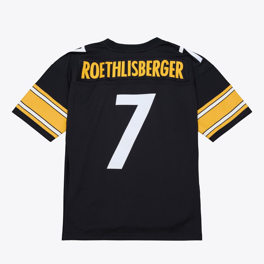 Pittsburgh Steelers Ben Roethlisberger Black 2004 Big & Tall Legacy Retired Player Jersey product image 2, provided for