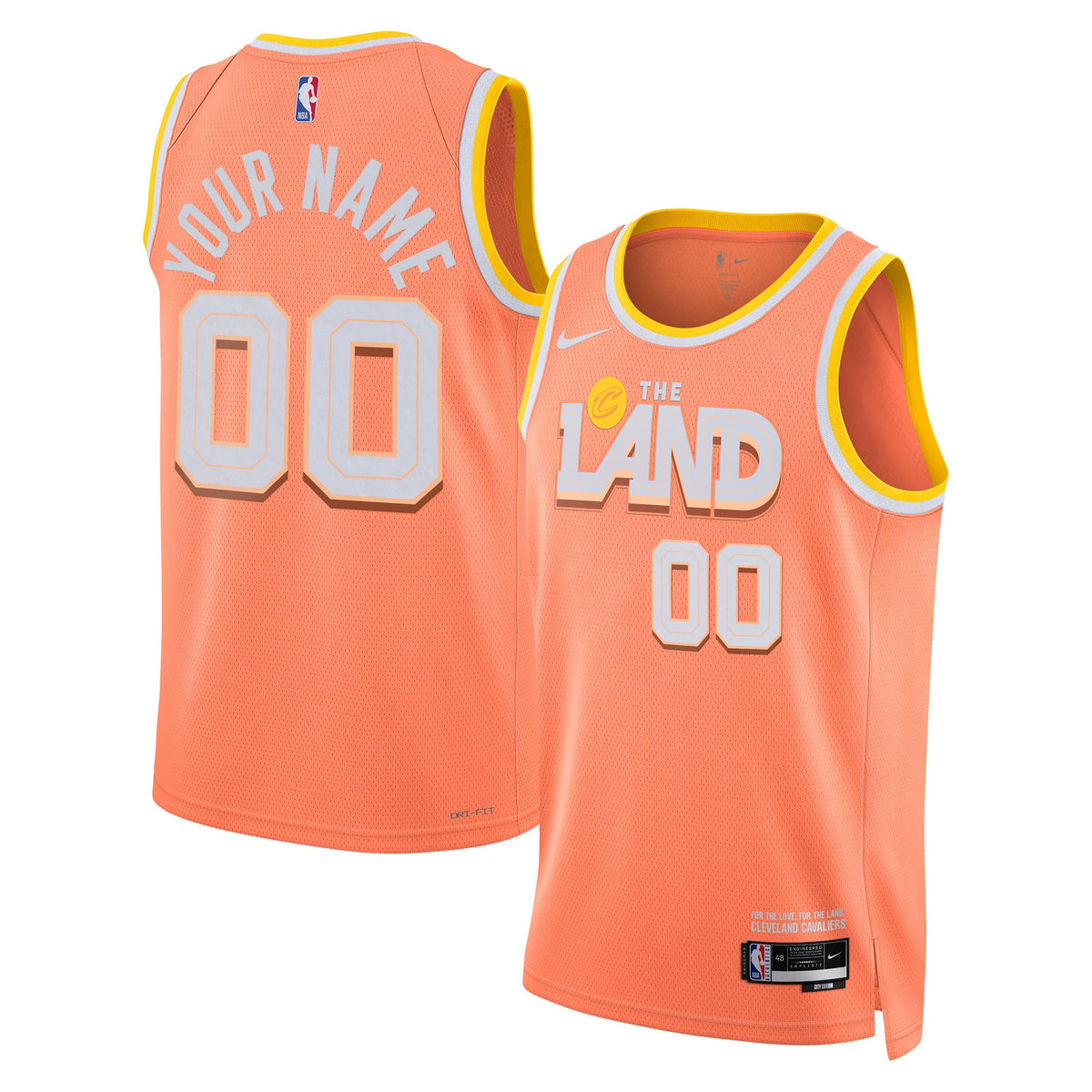Cleveland Cavaliers 2025/26 City Edition Swingman Basketball Jersey - Custom - Unisex product image 1, provided for visual