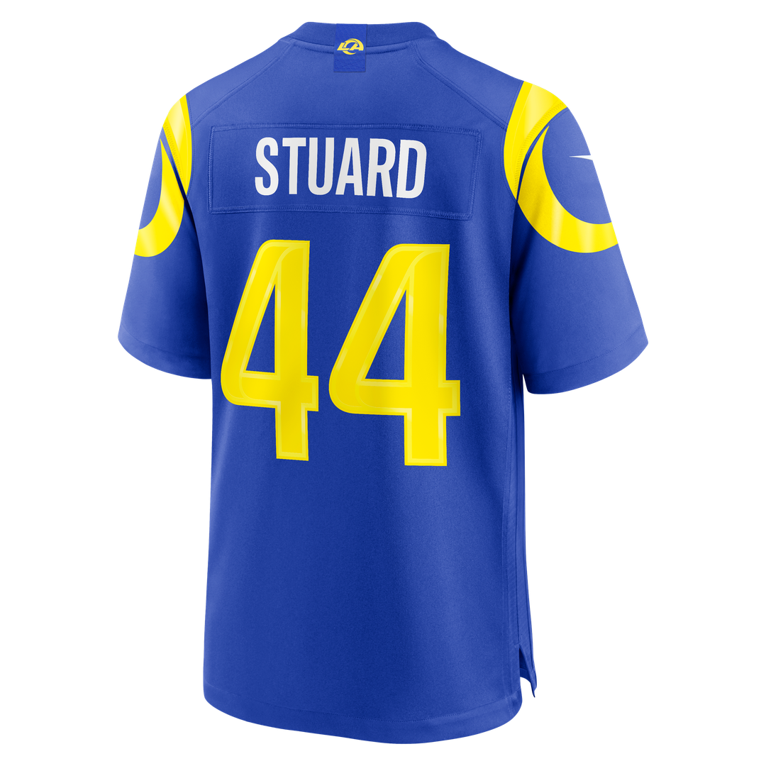 Los Angeles Rams Grant Stuard Royal Team Game Jersey product image 3, provided for visual reference and product detail review