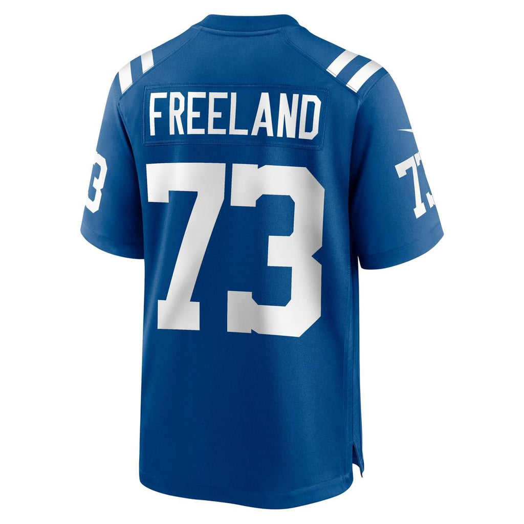 Indianapolis Colts Blake Freeland Royal Team Game Jersey product image 3, provided for visual reference and product detail