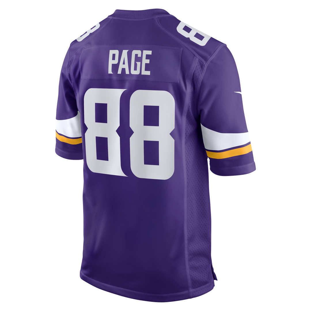 Minnesota Vikings Alan Page Purple Game Retired Player Jersey product image 3, provided for visual reference and product
