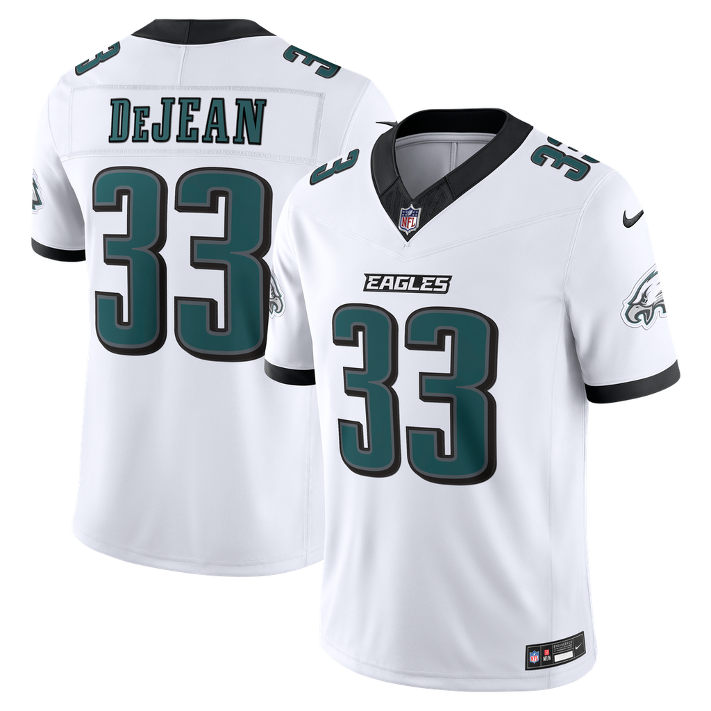 Philadelphia Eagles Cooper DeJean Kelly Green Alternate Vapor F.U.S.E. Stitched Limited Jersey product image 7, provided for