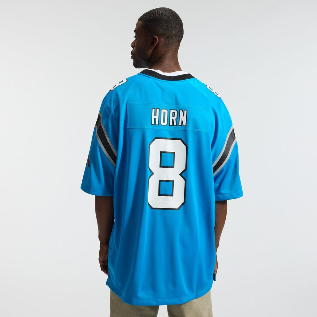Carolina Panthers Jaycee Horn Blue Alternate Game Jersey product image 3, provided for visual reference and product detail