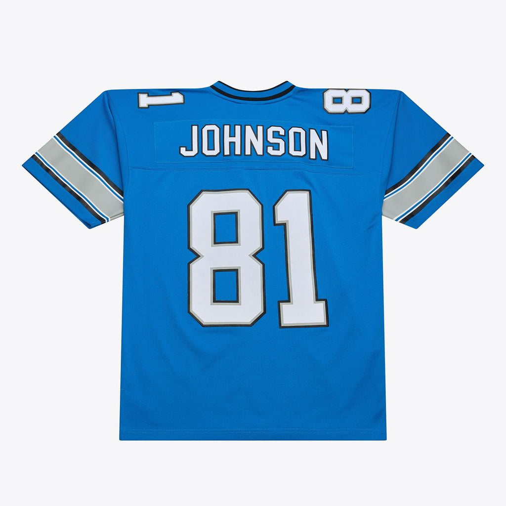 Detroit Lions Calvin Johnson Blue 2007 Legacy Replica Jersey product image 2, provided for visual reference and product