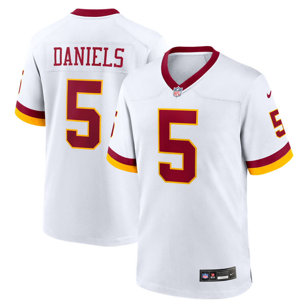 Washington Commanders Jayden Daniels Burgundy Game Jersey product image 42, provided for visual reference and product detail
