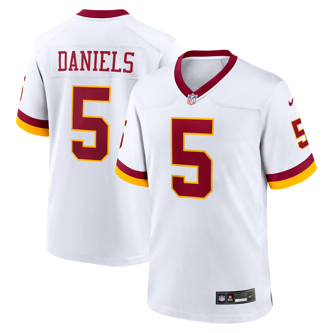 Hail Raiser Men Washington Commanders Jayden Daniels Black Alternate Game Jersey product image 41, provided for visual