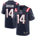 New England Patriots Steve Grogan Navy Game Retired Player Jersey product image 1, provided for visual reference and product