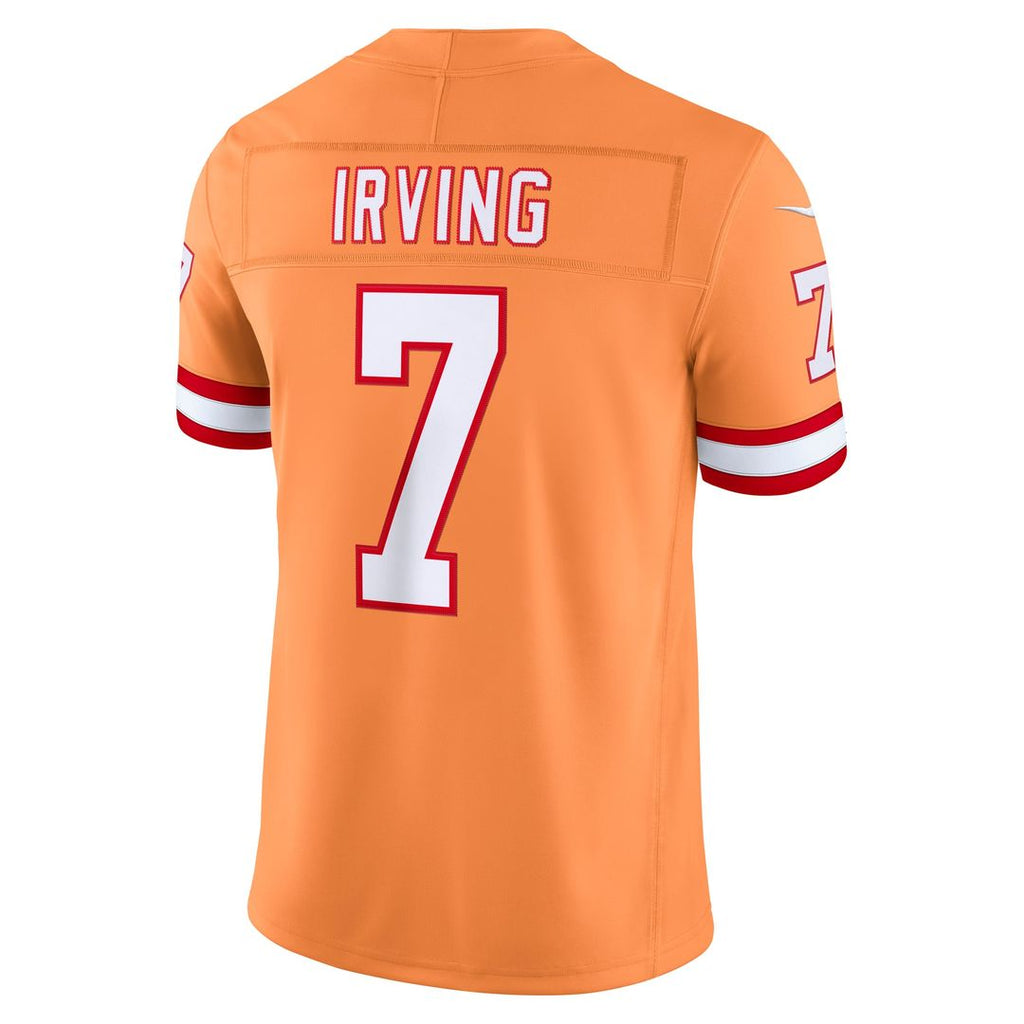 Tampa Bay Buccaneers Bucky Irving Creamsicle Alternate Vapor F.U.S.E. Stitched Limited Jersey product image 3, provided for