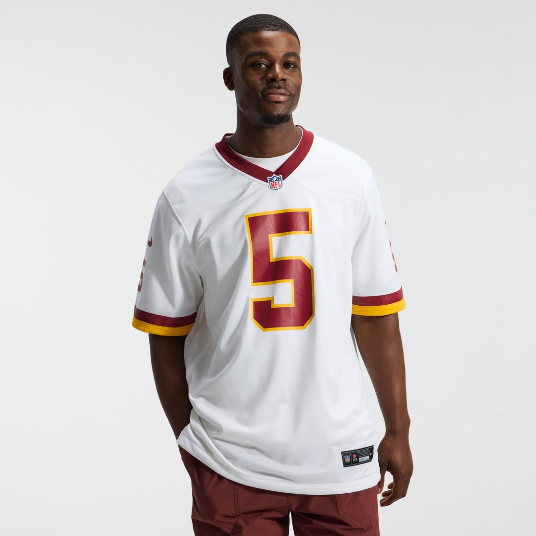 Washington Commanders Jayden Daniels Burgundy Game Jersey product image 43, provided for visual reference and product detail