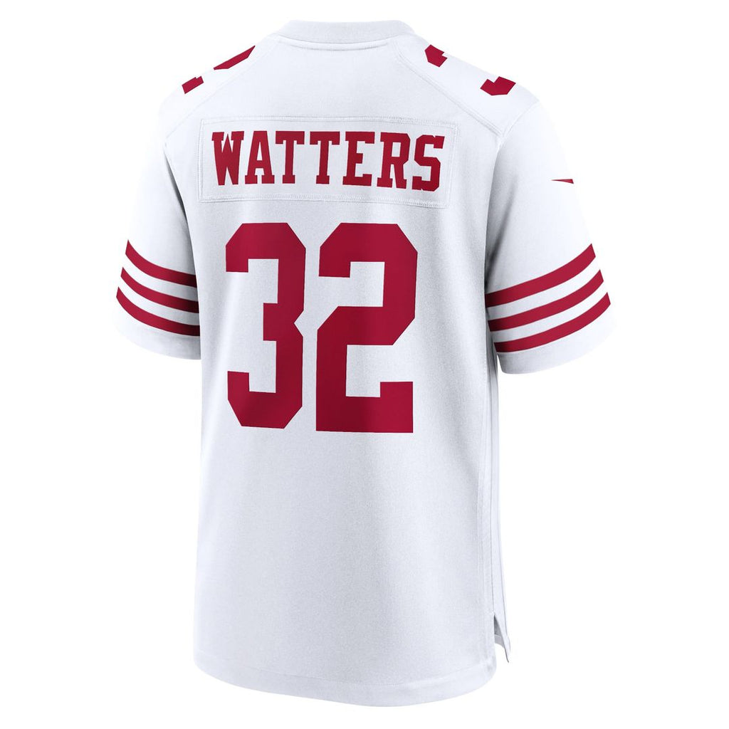 San Francisco 49ers Ricky Watters White Retired Player Game Jersey product image 3, provided for visual reference and