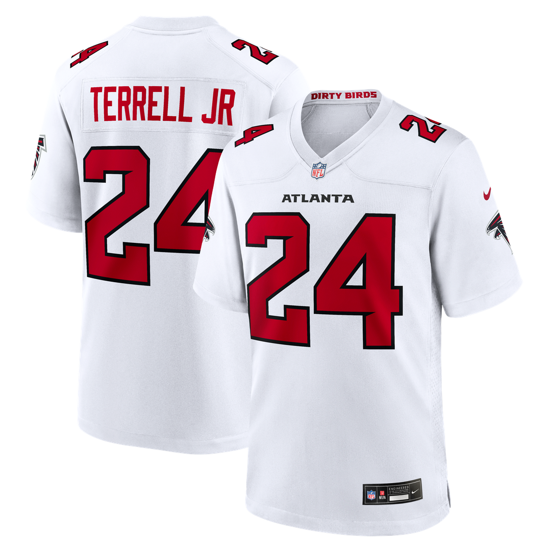 Atlanta Falcons A.J. Terrell Red Game Jersey product image 15, provided for visual reference and product detail review