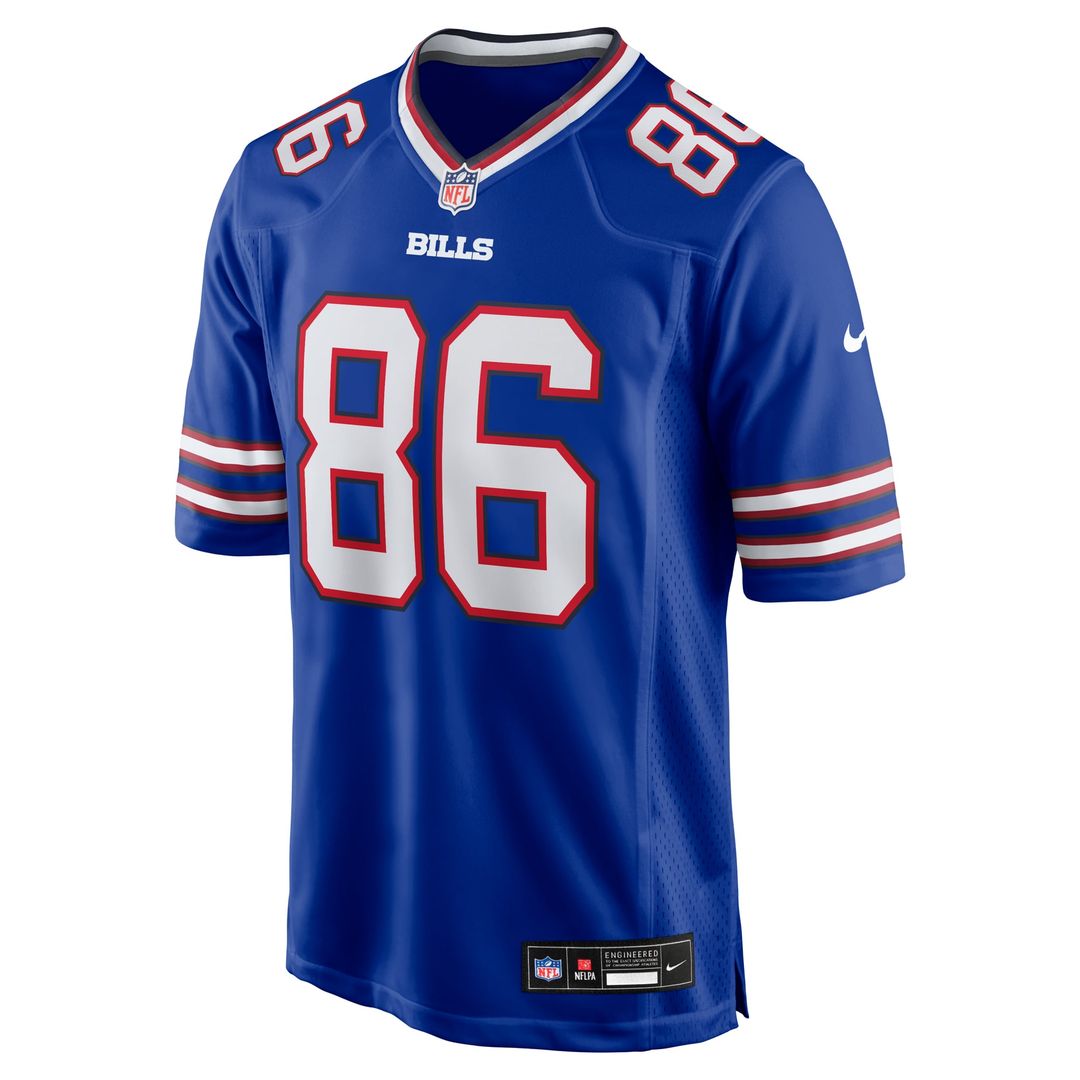 Buffalo Bills Dalton Kincaid Gray Nickel City Game Jersey product image 8, provided for visual reference and product detail
