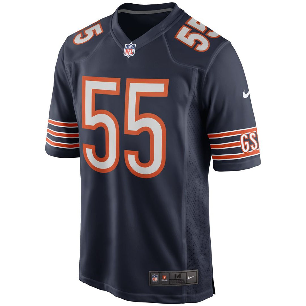 Chicago Bears Lance Briggs Navy Game Retired Player Jersey product image 2, provided for visual reference and product detail