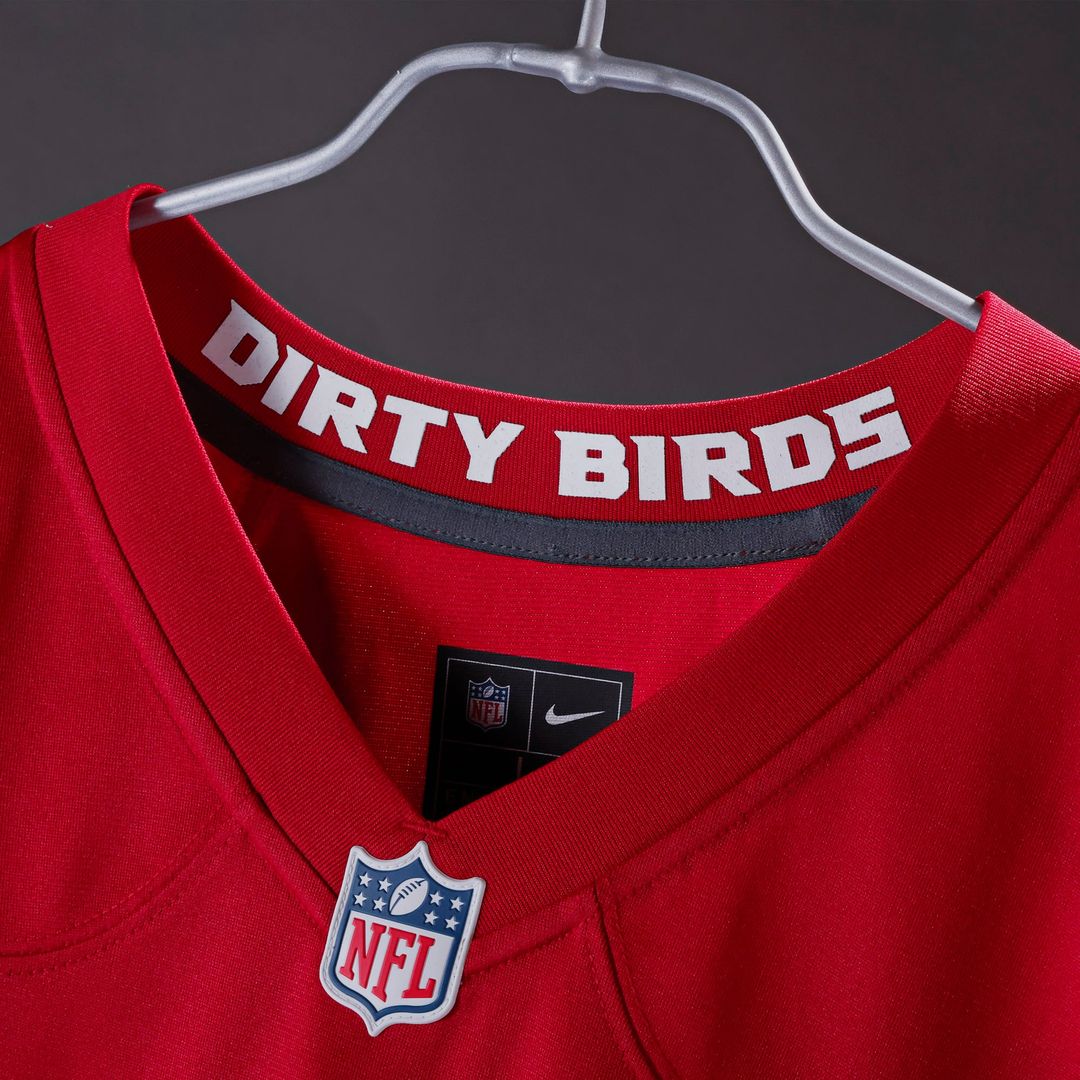 Atlanta Falcons A.J. Terrell Red Game Jersey product image 11, provided for visual reference and product detail review
