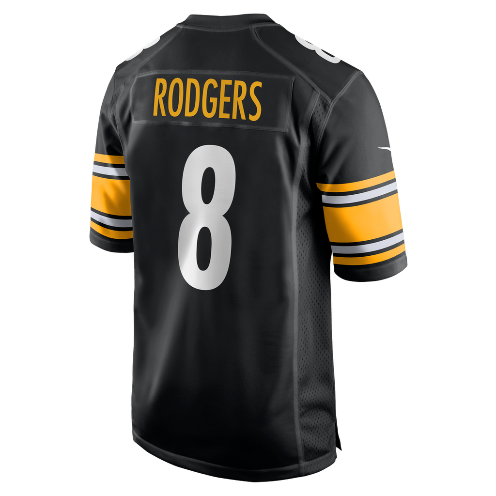 Pittsburgh Steelers Aaron Rodgers White Game Jersey product image 13, provided for visual reference and product detail review