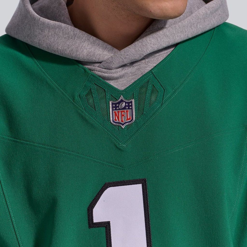 Philadelphia Eagles Jalen Hurts Midnight Green Team Vapor F.U.S.E. Elite Jersey product image 14, provided for visual