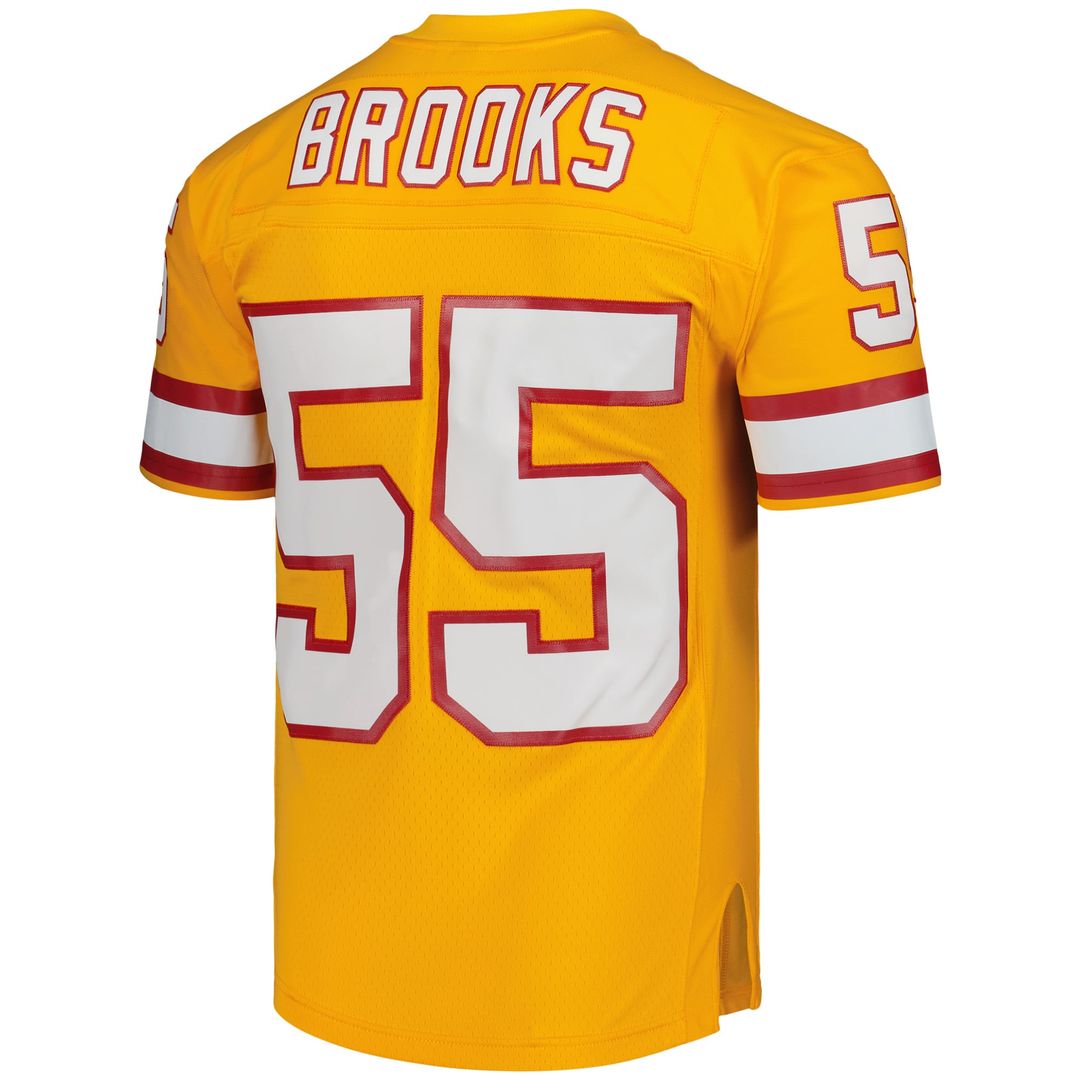 Tampa Bay Buccaneers Derrick Brooks Orange Legacy Replica Jersey product image 6, provided for visual reference and product