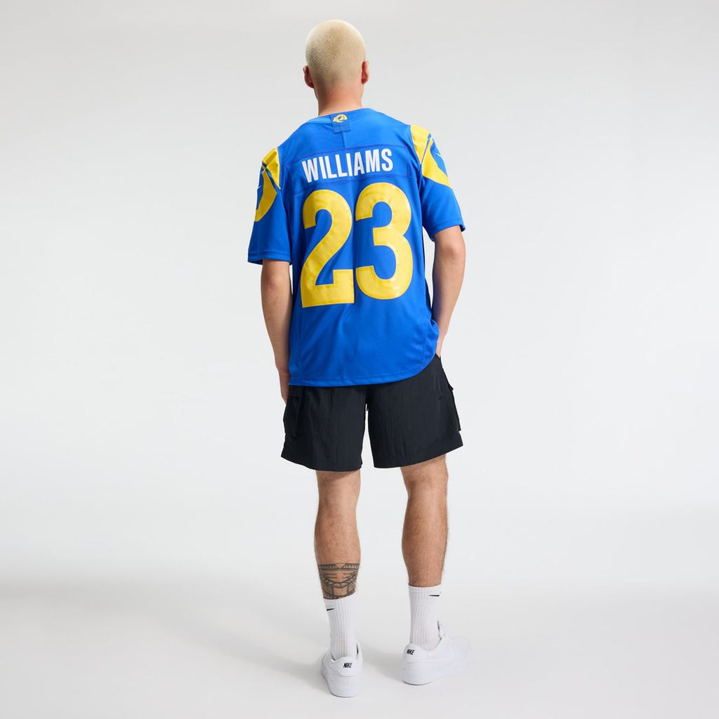 Los Angeles Rams Kyren Williams Royal Team Vapor F.U.S.E. Stitched Limited Jersey product image 5, provided for visual