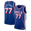 Philadelphia 76ers Icon Edition Swingman Basketball Jersey - Royal - VJ Edgecombe - Unisex product image 1, provided for