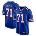 Buffalo Bills Jedrick Wills Jr. Royal Team Game Jersey product image 1, provided for visual reference and product detail