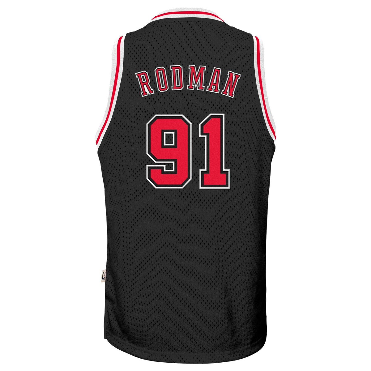 Dennis Rodman Chicago Bulls 1997-98 Hardwood Classics Alternate Swingman Jersey - Black - Youth product image 2, provided