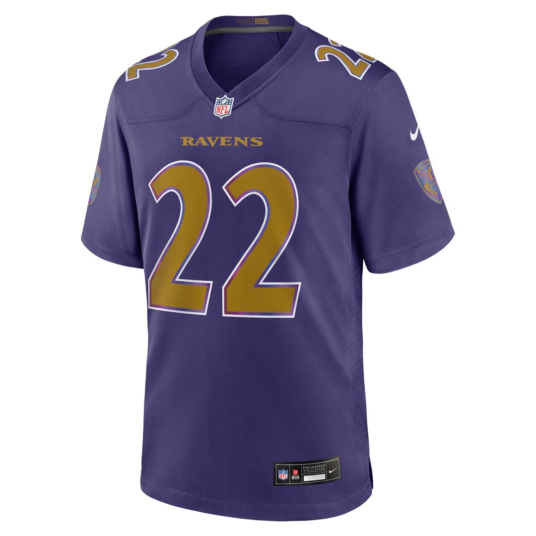 Baltimore Ravens Derrick Henry Purple Alternate Game Jersey product image 2, provided for visual reference and product