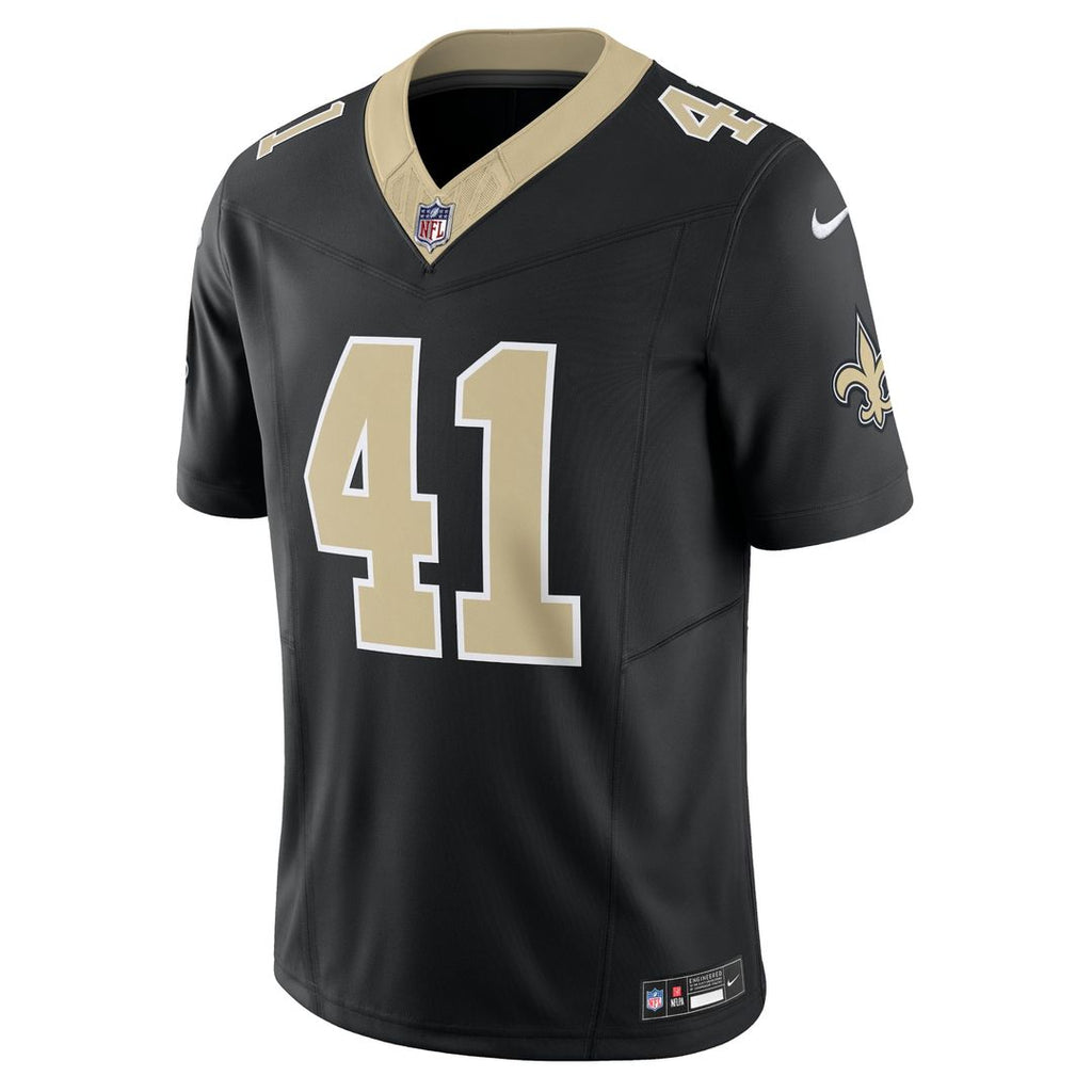 New Orleans Saints Alvin Kamara White Alternate Vapor F.U.S.E. Limited Jersey product image 8, provided for visual reference