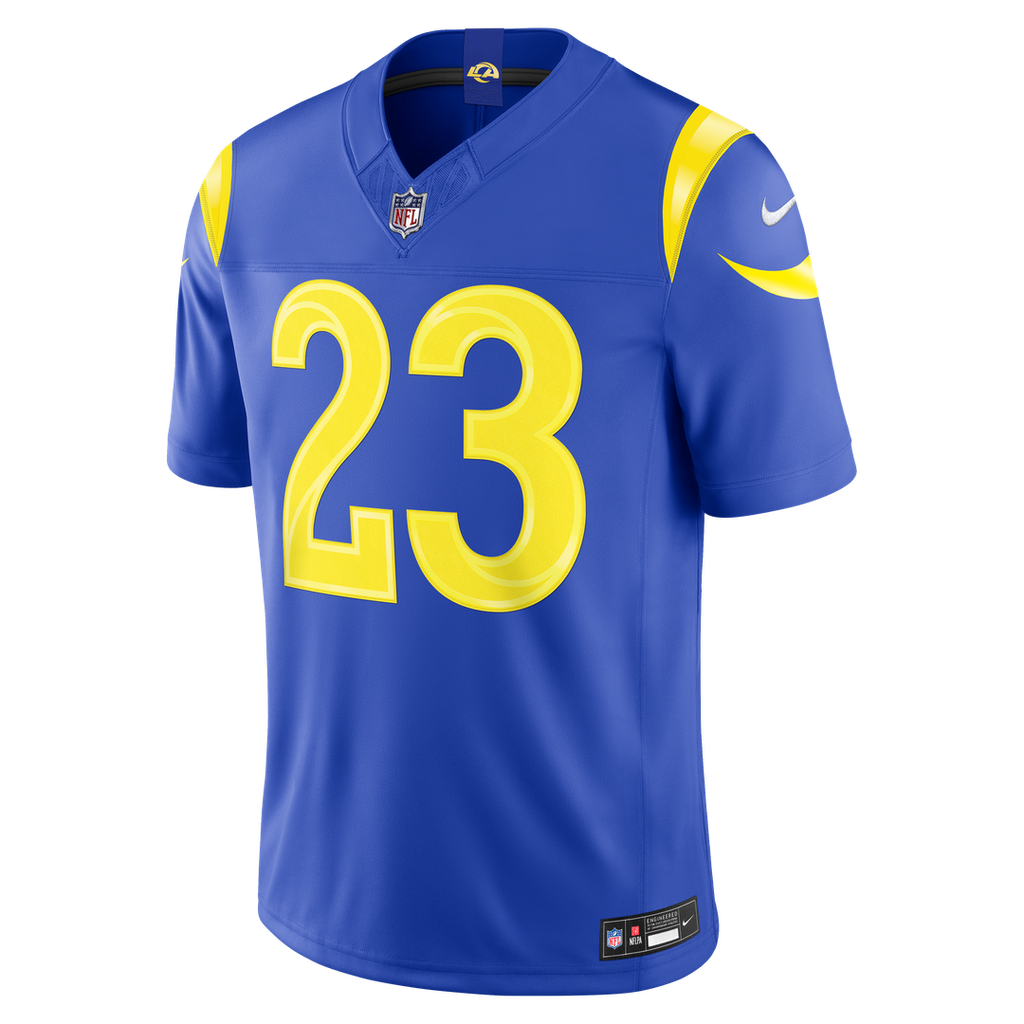 Los Angeles Rams Kyren Williams Classic Sol Vapor F.U.S.E. Stitched Limited Jersey product image 12, provided for visual