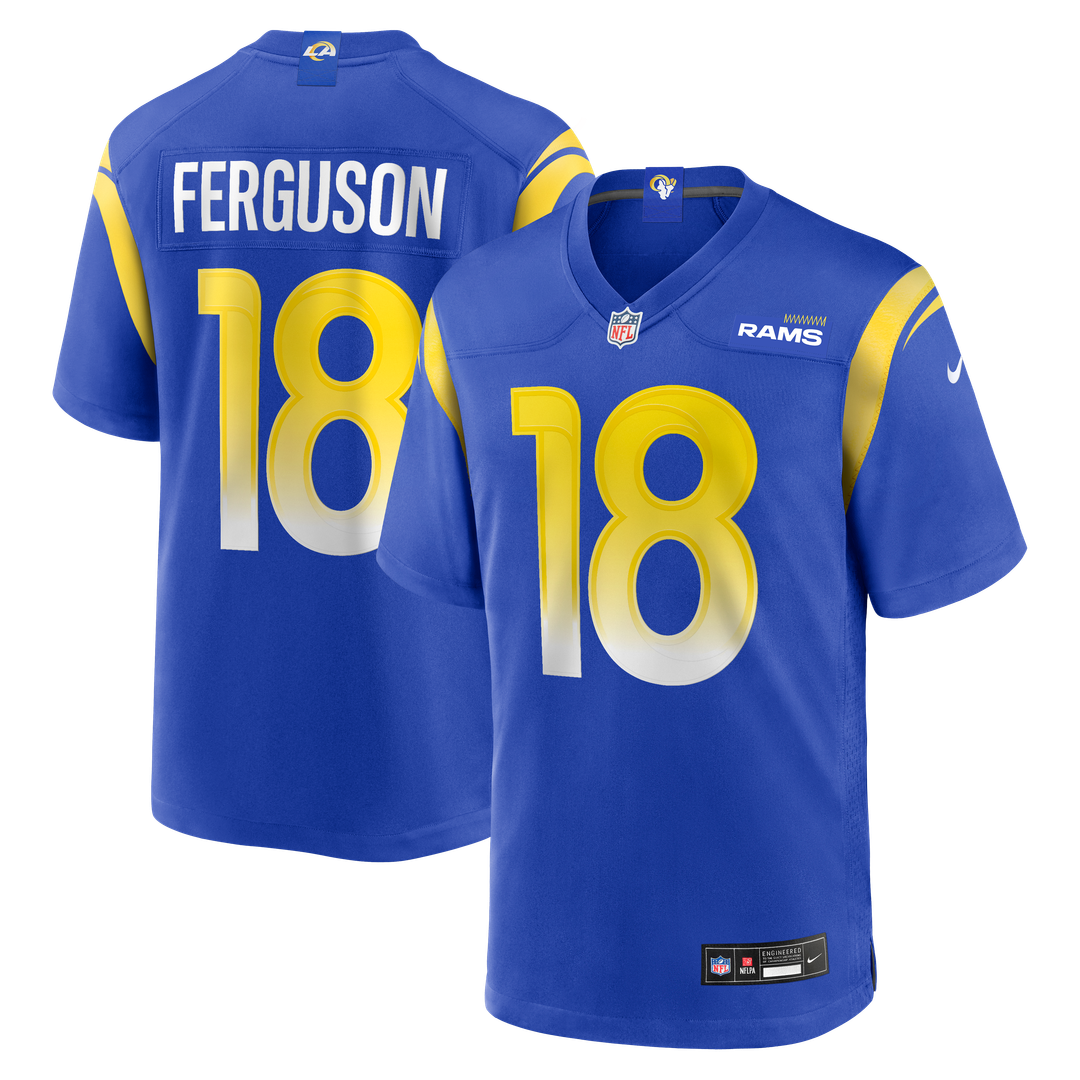 Los Angeles Rams Terrance Ferguson Royal Team Game Jersey product image 1, provided for visual reference and product detail