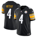 Pittsburgh Steelers DK Metcalf Black Team Vapor F.U.S.E. Stitched Limited Jersey product image 1, provided for visual