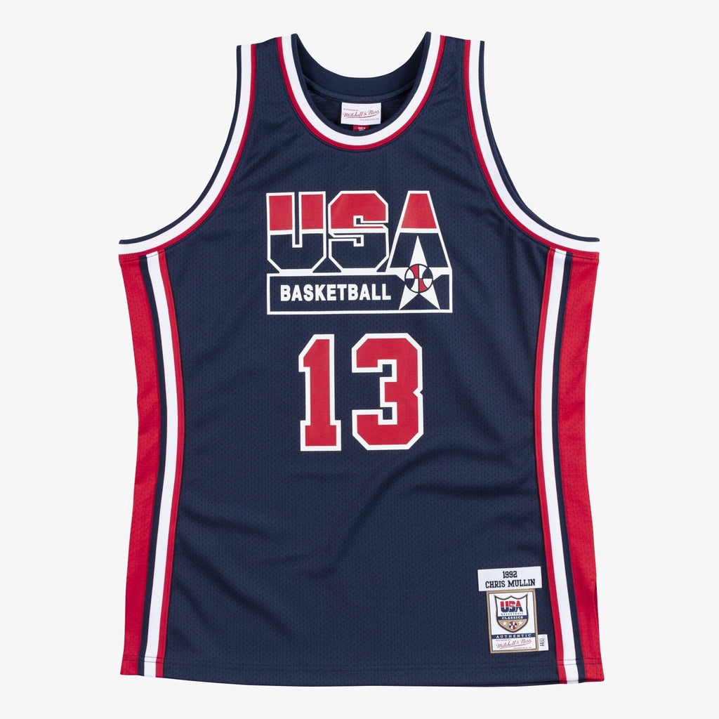 Chris Mullin USA Basketball 1992 Authentic Jersey product image 2, provided for visual reference and product detail review