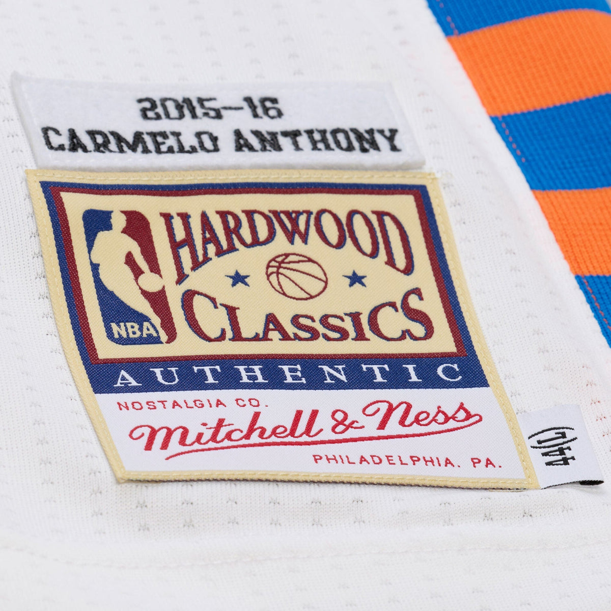 Men's Mitchell & Ness Carmelo Anthony White New York Knicks product image 5