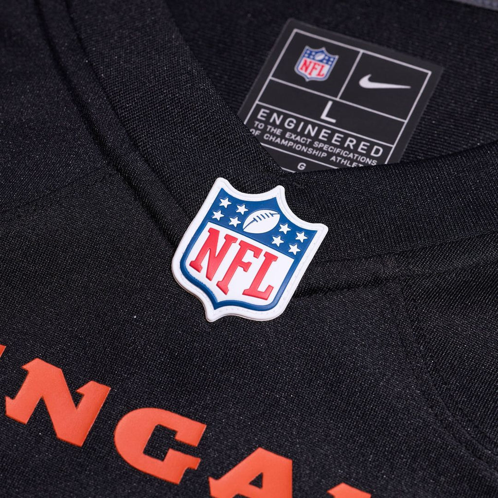 Cincinnati Bengals Daxton Hill Black Player Game Jersey product image 4, provided for visual reference and product detail