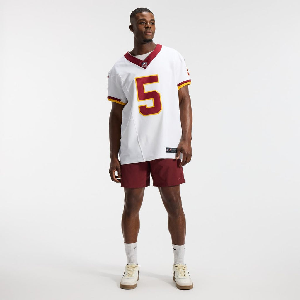 Washington Commanders Jayden Daniels White Alternate 2 Super Bowl Era Vapor F.U.S.E. Elite Jersey product image 4, provided