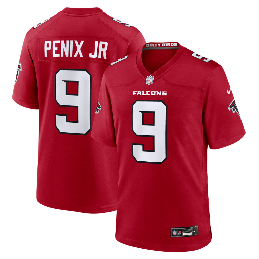 Atlanta Falcons Michael Penix Jr. White Game Jersey product image 21, provided for visual reference and product detail review