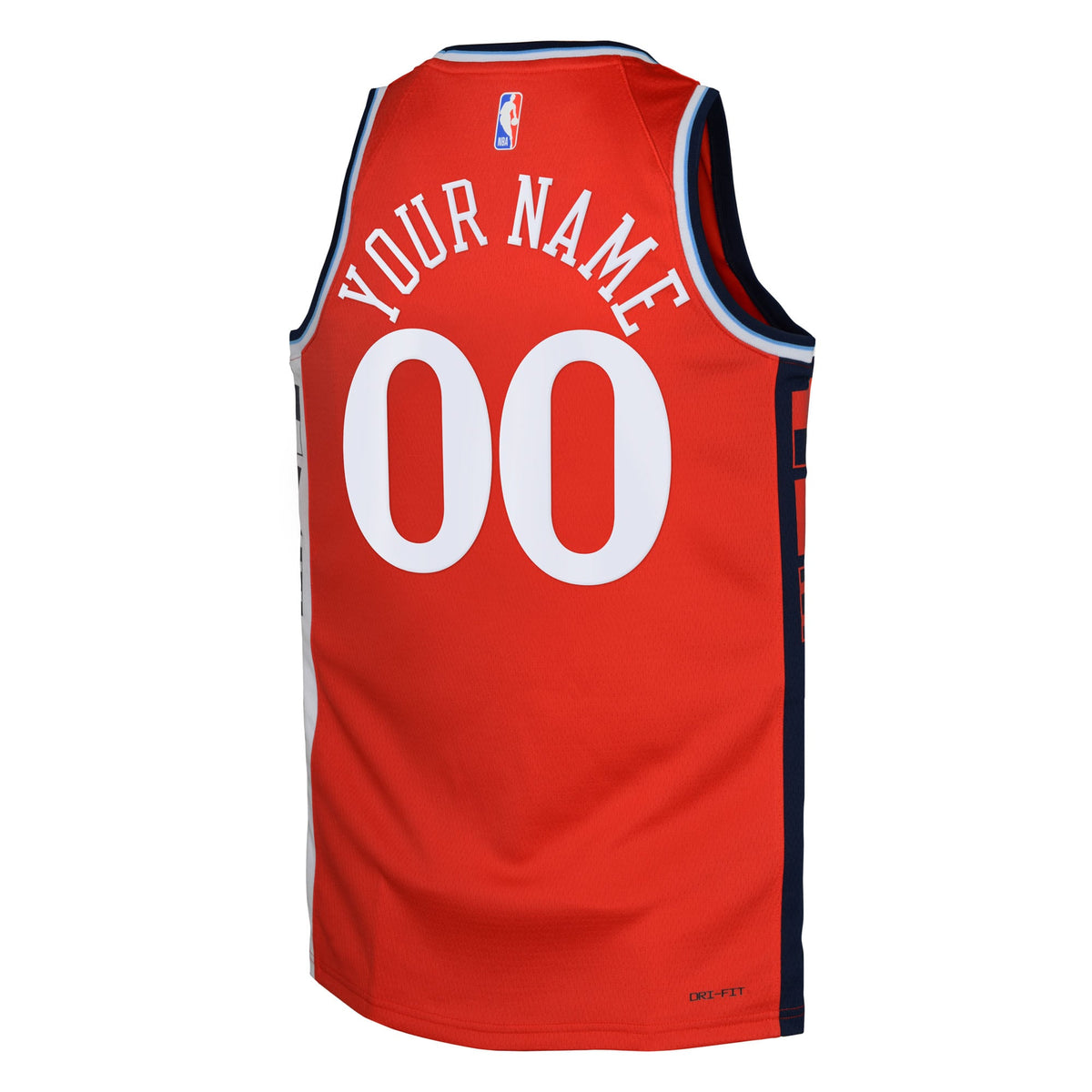 Los Angeles Clippers Statement Jersey - Youth product image 4, provided for visual reference and product detail review