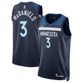 Jaden McDaniels Minnesota Timberwolves Icon Edition Swingman Jersey - Navy - Unisex product image 1, provided for visual