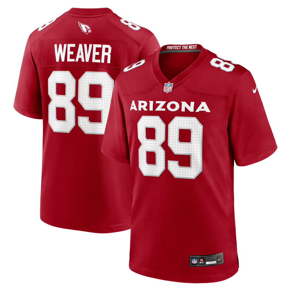 Arizona Cardinals Xavier Weaver Cardinal Team Game Jersey product image 1, provided for visual reference and product detail