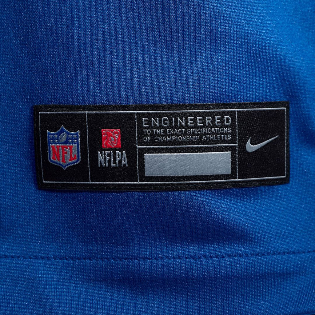 Indianapolis Colts Daniel Jones Royal Alternate Game Jersey product image 6, provided for visual reference and product