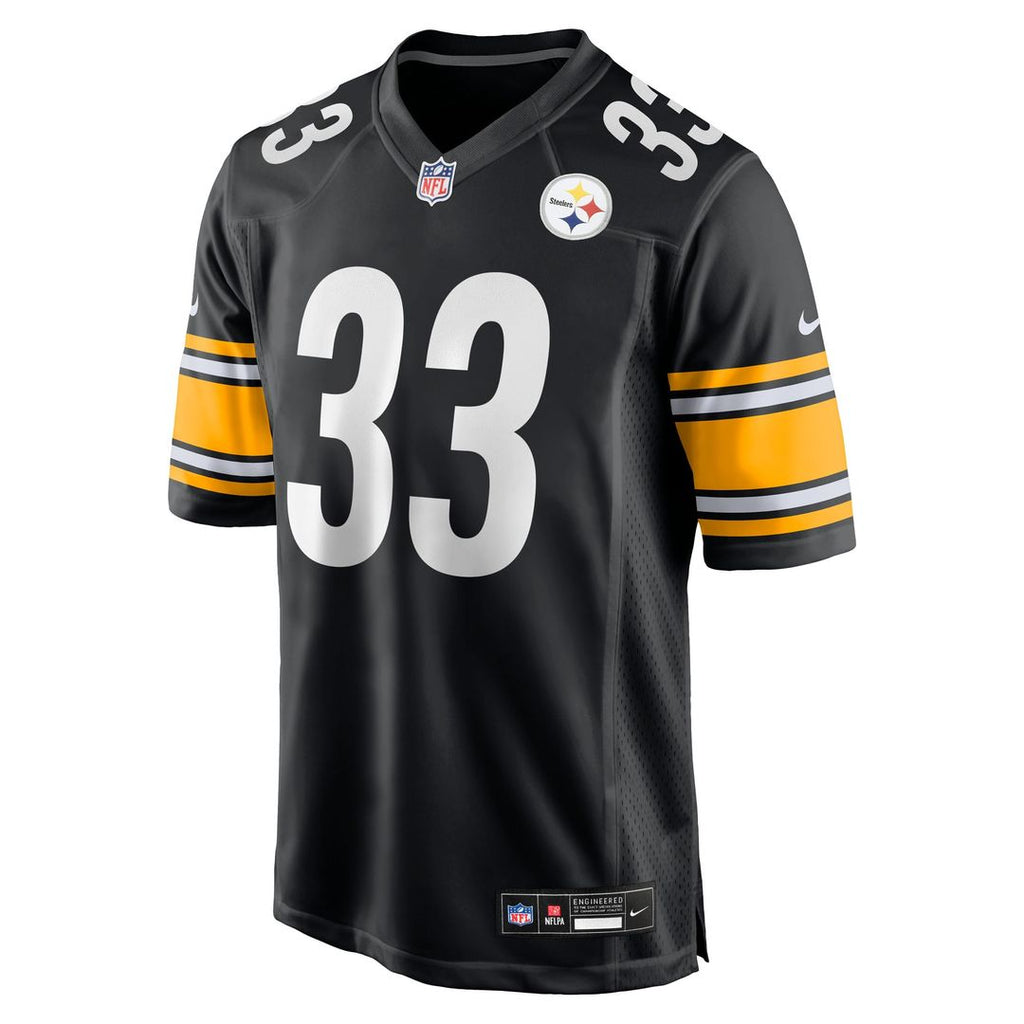 Pittsburgh Steelers Jack Sawyer Black Team Game Jersey product image 2, provided for visual reference and product detail
